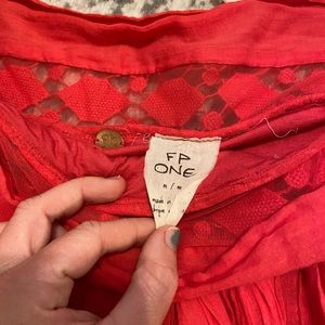 Free people wrap skirt